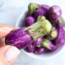 Taber Finger Verigated Patlıcan Tohumu(15 Tohum)