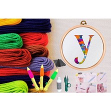 İlkyaz Fashion Punch Seti Nakış Seti Kasnaklı Kendin Yap Seti Seri 100 (Ilkyz-Fshon-34)