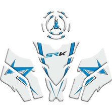 Gogo Premium Rks Srk 125 S 2024 - 2025 Uyumlu Tank Pad Set 001