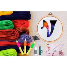 İlkyaz Fashion Punch Seti Nakış Seti Kasnaklı Kendin Yap Seti Seri 95 (Ilkyz-Fshon-34)