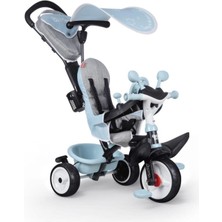 Feyza Design Çocuklar Için Çok Fonksiyonlu Mavi Bisiklet Seti 3'ü 1 Arada