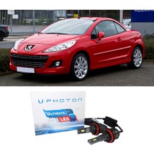 Photon Peugeot 207 Kısa Far Ampulü H7 Ultimate Yeni Seri Beyaz 2009-2015