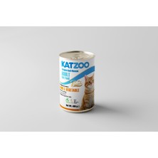 Katzoo Yetişkin Konserve Kedi Maması 400 gr x 12 | Kuzu Etli
