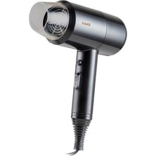 Feyza Design Pratik Seyahat Tipi Saç Kurutma Makinesi, Siyah, 1000 W