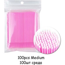 Ellea Microbrush 100'LÜ Pembe