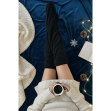 Nuvy Peluş Dizüstü Çorap