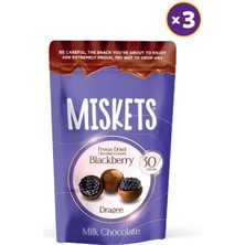 Miskets Sütlü Çikolatalı Böğürtlen 80 gr x 3 Adet