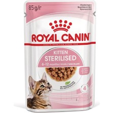Royal Canin Kitten Sterilised Gravy Yavru Kedi Yaş Maması 12 x 85 gr