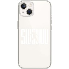 Manitoba Apple iPhone 14 Uyumlu Baskılı Yumuşak Silikon Şeffaf Telefon Kılıfı