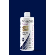Aquacool Su Bazlı Hibrit Kapı Boyası, Dolap Boyası, Fayans Boyası, Mobilya Boyası Ral 5003 Safir Mavisi 500ML