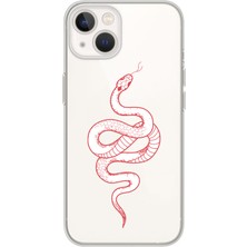 Manitoba Iphone 15 Plus Uyumlu Baskılı Yumuşak Silikon Şeffaf Telefon Kılıfı