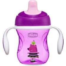Chicco Yarı Yumuşak Uçlu Alıştırma Bardağı 6 Ay+ 200 ml Kız