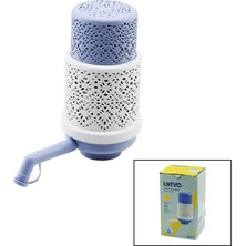 Go İthalat Dantelli Model   Manuel  Damacana Su Pompası  Kutulu Ambalaj   Damlama Önleyici Kapak (784)