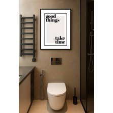 Koi Art Design Siyah Çerçeveli Tek Parça Modern Temalı Yüksek Kalite Uv Basklı Tablo