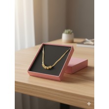 ForgeBox Kişiye Özel Lazer Harfli Paslanmaz Çelik Kolye – Isim & Baş Harf Yazılabilir Şık Tasarım