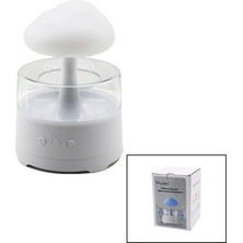 Timion Yağmur Bulutu - Bt Spekaer Hoparlör 300ML USB Şarjlı - Renkli Ledli Işık - Kumandalı Hava Nemlendirici Buhar Makine - Koku Giderici (5148)
