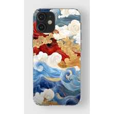 Manitoba Apple iPhone 12 Mini Uyumlu Baskılı Yumuşak Silikon Şeffaf Telefon Kılıfı