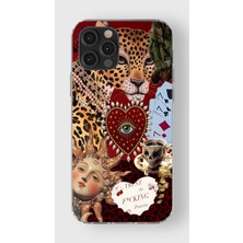 Manitoba Apple iPhone 12 Pro Max Uyumlu Baskılı Yumuşak Silikon Şeffaf Telefon Kılıfı