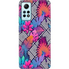 Grabono Xiaomi Redmi Note 12 Pro 4g Kılıf Renkli Desenli Baskı Tasarım Silikon Botanik