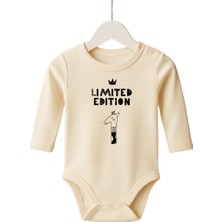 Babytex %100 Pamuk Bebek Body & Zıbın Baskılı Zıbın Uzun Kollu Zıbın