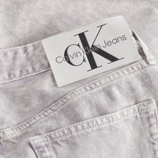 Calvin Klein Erkek Bej Calvin Klein 90S Loose Erkek Krem Kot Pantolon