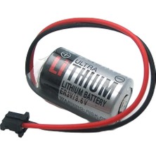 İlk El Grup ER3V 3.6V 1/2AA Size Lithium Pil  Siyah Soket (7272) (Rmzon-Soft-Ieg)