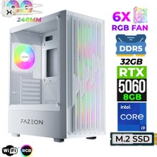 Xaser Astra X830 I9 14900KF 32GB Ddr5 Ram 1tb M.2 Nvme SSD 8gb RTX5060 Sıvı Soğutmalı Oyuncu Tavsiye Sistem
