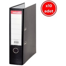 Esselte Büro Klasörü, 10 Adet, Ekonomik Geniş, A4 Boyut, Siyah