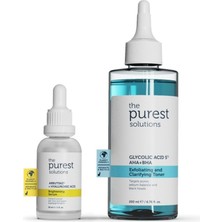 The Purest Solutions Koyu Leke ve Gözenek Önlemeye Yardımcı Bakım Seti 30 ml Arbutin ve 200 ml Glycolic Acid