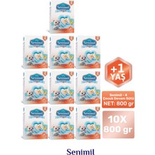 Senimil Senımıl 4 Çocuk Devam Sütü 800 gr (+1 Yaş) 10 Lu Avantaj Paketi
