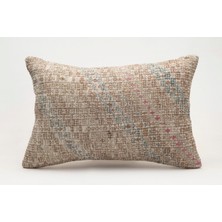 Kilim Wholesale El Yapımı Kilimden Yapılmış Vintage Kırlent Kılıfı, YÜN,40X60CM