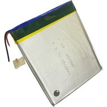 İlk El Grup 357090 3.7V 2500 Mah Lipolymer Pil (DEVRELI/1.5A) (7272) (Rmzon-Soft-Ieg)