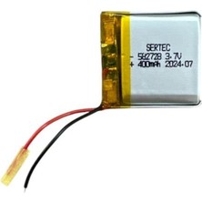 İlk El Grup 582728 3.7V 400 Mah Lipolymer Pil DEVRELI/1.5A (7272) (Rmzon-Soft-Ieg)