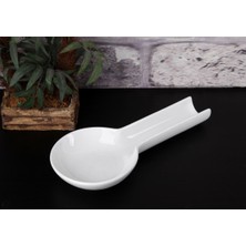 Panayır Home Gönül Beyaz Geniş Kaşıklık Kepçelik 24 cm