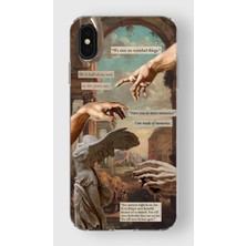 Manitoba Iphone Xs Max Uyumlu Baskılı Yumuşak Silikon Şeffaf Telefon Kılıfı