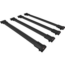 Acpar Mercedes Vaneo (W414) 2002-2005 Arası ile Uyumlu Fly Model Ara Atkı Tavan Barı Siyah 4 Adet