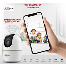 Dahua DH-H2A Hero A1 360° Wı-Fı Gece Görüşlü Akıllı Güvenlik Kamerası 64 GB Sd Hafıza Kartı