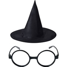 Epilons Harry Potter Büyücü Şapkası ve Harry Potter Büyücü Gözlüğü Siyah Renk