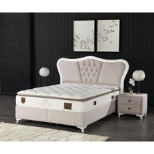 Mobyat Luvita Pedli Tavşan Tüyü Yatak (Kahve) 140X200