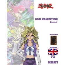 Çakmak Oyun Dükkanı Yu-Gi-Oh! Ingilizce Mai Valentine Destesi 72 Yugioh Kartı