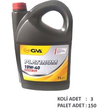 Gva 9920326 - Motor Yağı 10W40 7 Lt Platınum Yarı Sentetik Apı Sl/cf