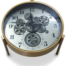 Livenda Metal Çarklı Sehpa Saat LIV163