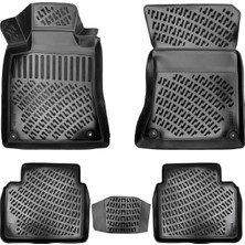 MDAK Nissan Altima 6 (L34) 2018 ve Sonrası ile Uyumlu 4d Havuzlu Paspas Siyah