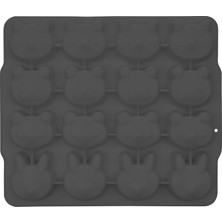 Moki Silikon Çikolata / Buz Kalıbı Platinium Gri