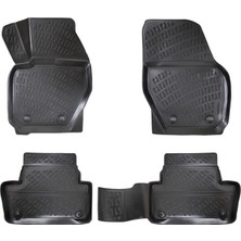 MDAK Volvo V60 2011-2018 Arası ile Uyumlu 4d Havuzlu Paspas Siyah