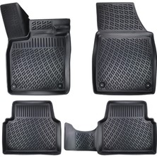 MDAK Volkswagen Id.3 (Elektrik) 2020 ve Sonrası ile Uyumlu 4d Havuzlu Paspas Siyah