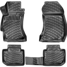MDAK Subaru Forester 3 (Sh) 2008-2013 Arası ile Uyumlu 4d Havuzlu Paspas Siyah