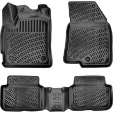 MDAK Renault Taliant 3 2021 ve Sonrası ile Uyumlu 4d Havuzlu Paspas Siyah