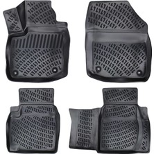 MDAK Honda Civic Hb 2012-2015 Arası ile Uyumlu 4d Havuzlu Paspas Siyah