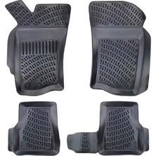 MDAK Fiat Albea 2002-2012 Arası ile Uyumlu 4d Havuzlu Paspas Siyah